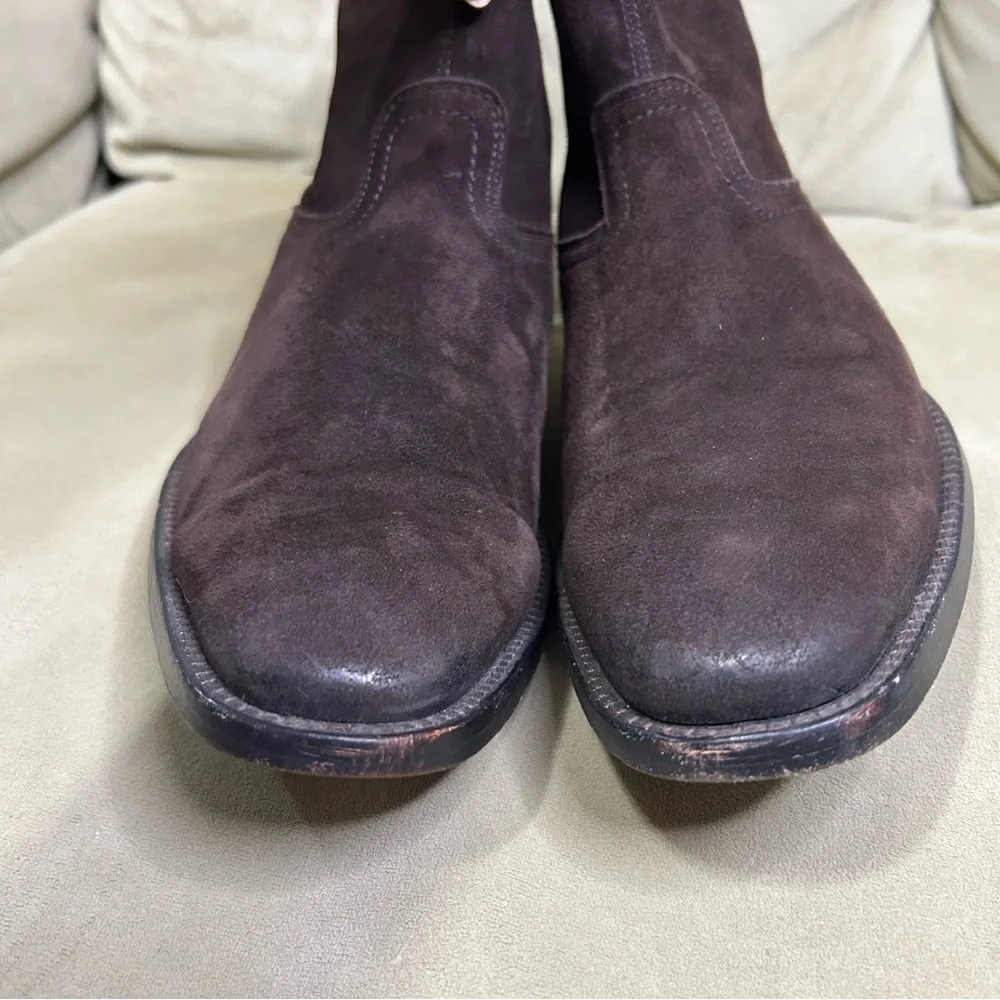 Gordon Rush Chocolate Nubuck Leather Bowery Boot 8 - Picture 11 of 11